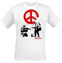 Banksy - Peace, T-Shirt