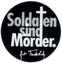 Soldaten sind Mrder - Aufkleber
