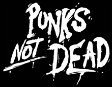 Punks not Dead - Heckscheibenaufkleber