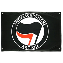 Antifaschistische Aktion - Fahne