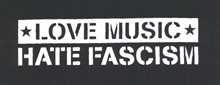 Love Music - Hate Fascism, Aufnäher