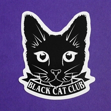 Black Cat - Aufkleber