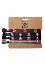 St. Pauli - Totenkopf, Armband 4er Set