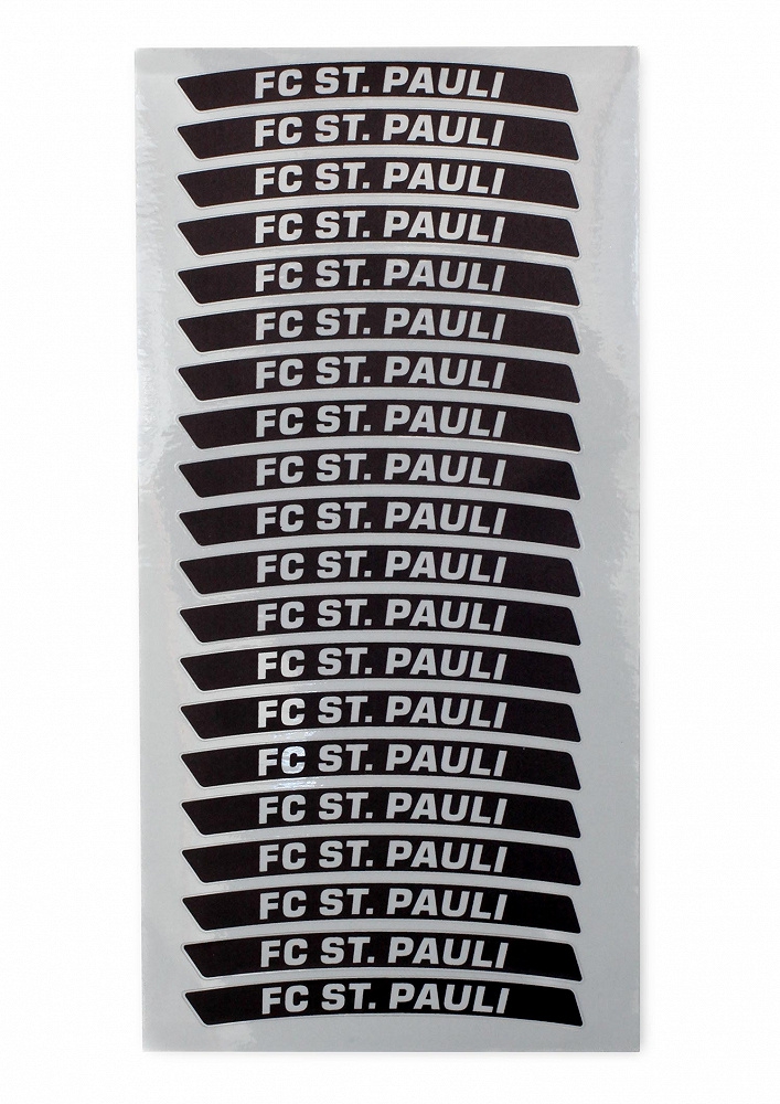 St. Pauli - reflektierende Fahrradfelgen Sticker 