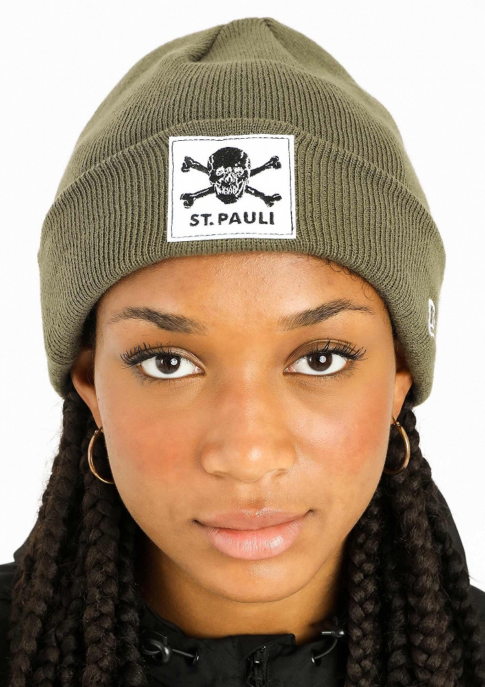 FC St. Pauli - New Era Totenkopf, Mtze Beanie