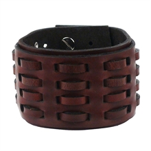 Lederarmband geflochten