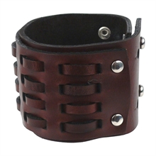 Lederarmband geflochten