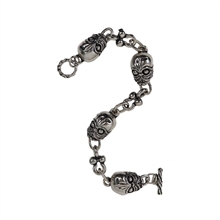 Metallarmband - Totenkopf