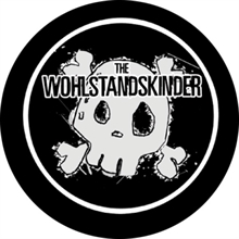 Wohlstandskinder - Totenkopf - Button