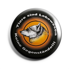 Tiere sind Lebewesen - Button