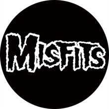 Misfits - Schriftzug, Button