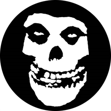 Misfits - Skull, Button