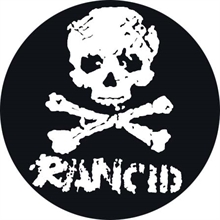 Rancid - Skull/Bones, Button
