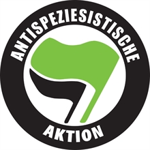 Antispeziesistische Aktion - Button