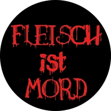 Fleisch ist Mord - Button