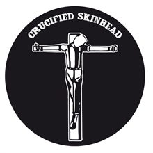 Crucified  Skinhead - Button