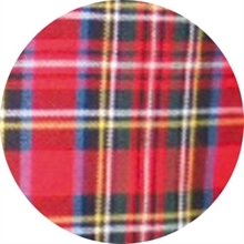 Tartan Red - Button