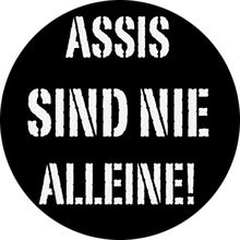 Assis Sind Nie Alleine - Button