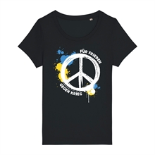 Charity - Fr Frieden gegen Krieg, Girl-Shirt