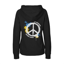 Ukraine - Fr Frieden gegen Krieg, Girl Zip-Jacke