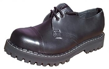 Steel - Full Black, 3-Loch Boots