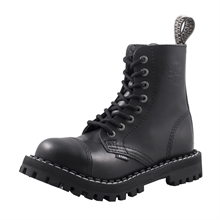 Steel - Full Black, 8-Loch Boots