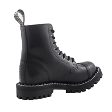 Steel - Full Black, 8-Loch Boots