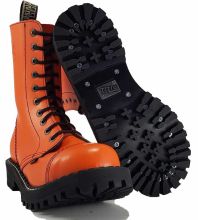 Steel - Full Orange, 10-Loch Boots