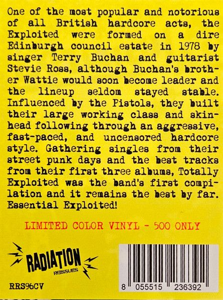 Exploited, The - Totally Exploited, lim. LP